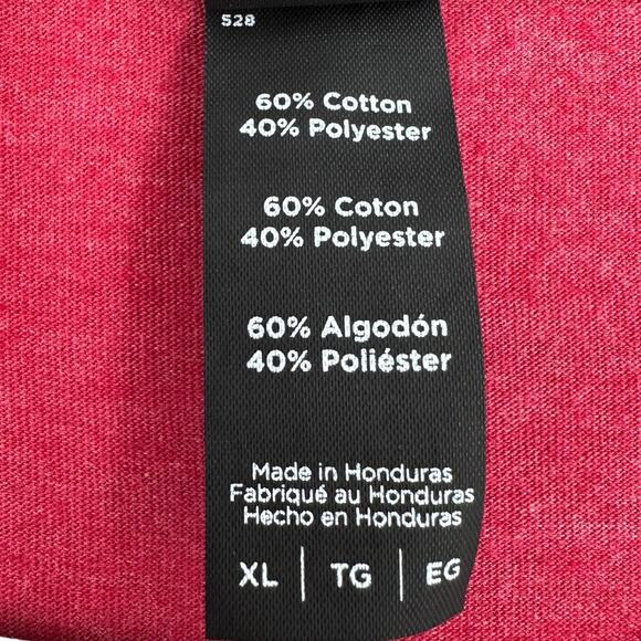 William Lee‎ Martin Comedy District Red Short Sleeve Logo Graphic T-Shirt XL - Picture 5 of 7